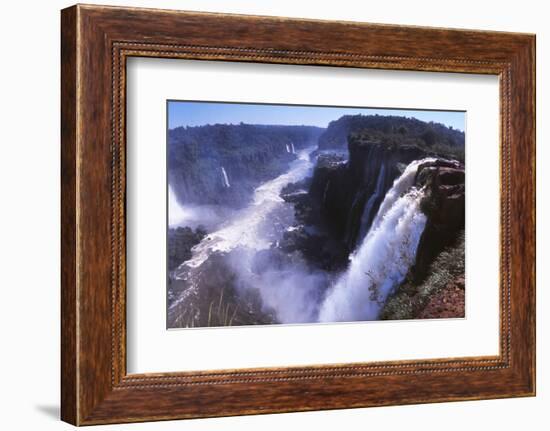 Iquassu (Iguacu) Falls on Brazil-Argentina Border, Once known as Santa Maria Falls-Paul Schutzer-Framed Photographic Print