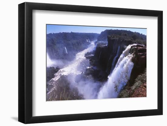 Iquassu (Iguacu) Falls on Brazil-Argentina Border, Once known as Santa Maria Falls-Paul Schutzer-Framed Photographic Print