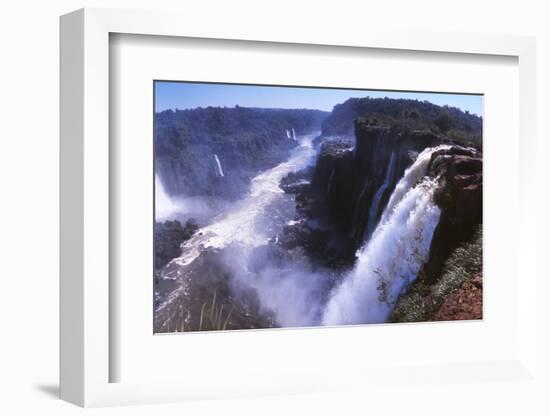 Iquassu (Iguacu) Falls on Brazil-Argentina Border, Once known as Santa Maria Falls-Paul Schutzer-Framed Photographic Print