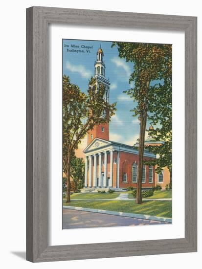 Ira Allen Chapel, Burlington, Vermont-null-Framed Art Print