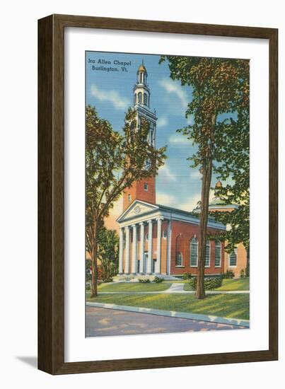 Ira Allen Chapel, Burlington, Vermont-null-Framed Art Print