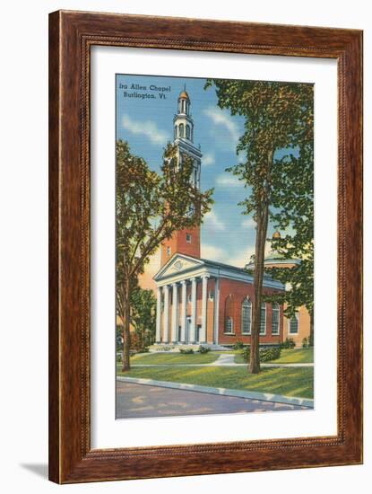 Ira Allen Chapel, Burlington, Vermont-null-Framed Art Print