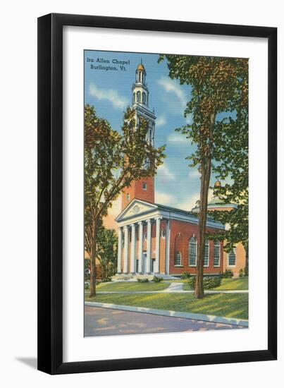 Ira Allen Chapel, Burlington, Vermont-null-Framed Art Print