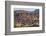 Iran, Abyaneh, Elevated Village View, Dawn-Walter Bibikow-Framed Photographic Print