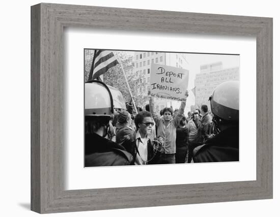 Iran Hostage Crisis student demonstration, Washington, D.C., 1979-Marion S. Trikosko-Framed Photographic Print