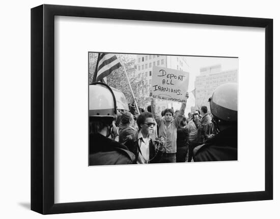 Iran Hostage Crisis student demonstration, Washington, D.C., 1979-Marion S. Trikosko-Framed Photographic Print