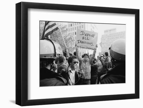 Iran Hostage Crisis student demonstration, Washington, D.C., 1979-Marion S. Trikosko-Framed Photographic Print