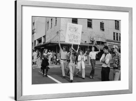 Iran Hostage Crisis student demonstration, Washington, D.C., 1979-Marion S. Trikosko-Framed Photographic Print