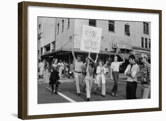 Iran Hostage Crisis student demonstration, Washington, D.C., 1979-Marion S. Trikosko-Framed Photographic Print