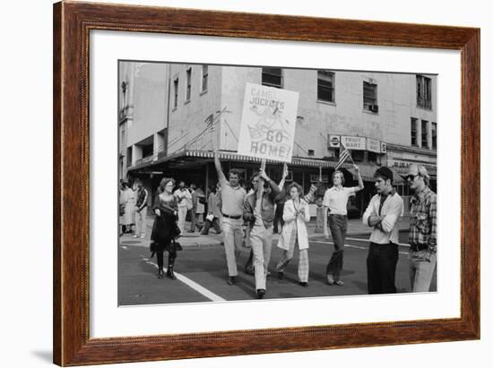 Iran Hostage Crisis student demonstration, Washington, D.C., 1979-Marion S. Trikosko-Framed Photographic Print