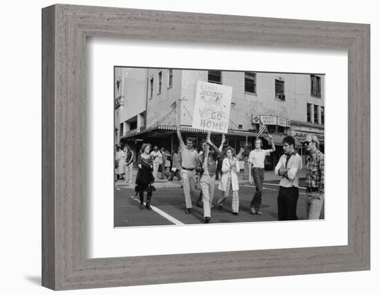 Iran Hostage Crisis student demonstration, Washington, D.C., 1979-Marion S. Trikosko-Framed Photographic Print