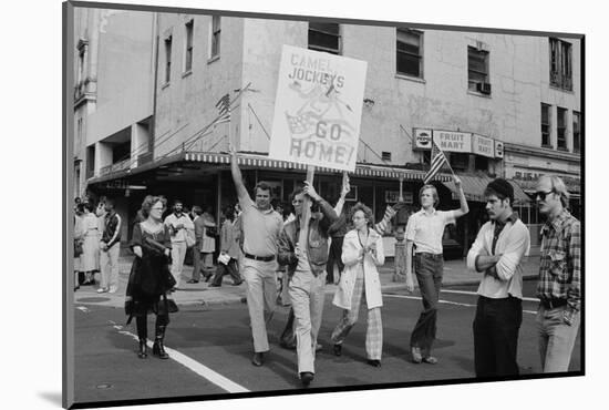 Iran Hostage Crisis student demonstration, Washington, D.C., 1979-Marion S. Trikosko-Mounted Photographic Print