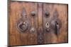 Iran, Kashan, Khan-E Boroujerdi, Ornate Door With Knockers.-Walter Bibikow-Mounted Photographic Print