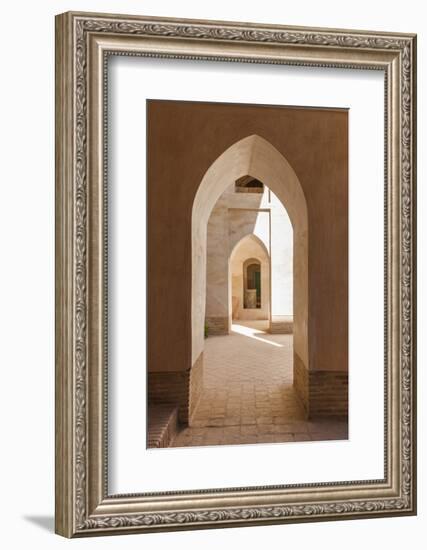 Iran, Natanz, Jameh Mosque, Arches-Walter Bibikow-Framed Photographic Print