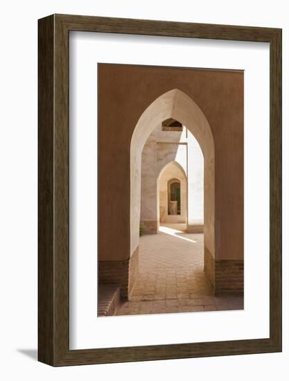 Iran, Natanz, Jameh Mosque, Arches-Walter Bibikow-Framed Photographic Print