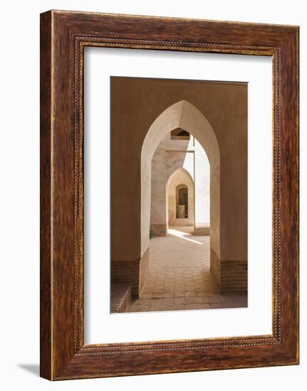 Iran, Natanz, Jameh Mosque, Arches-Walter Bibikow-Framed Photographic Print