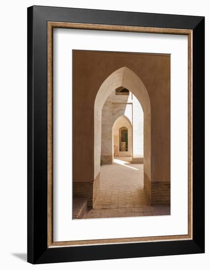 Iran, Natanz, Jameh Mosque, Arches-Walter Bibikow-Framed Photographic Print