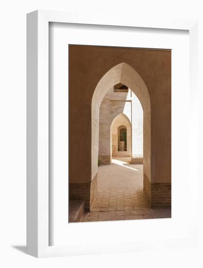 Iran, Natanz, Jameh Mosque, Arches-Walter Bibikow-Framed Photographic Print
