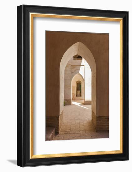 Iran, Natanz, Jameh Mosque, Arches-Walter Bibikow-Framed Photographic Print