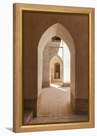 Iran, Natanz, Jameh Mosque, Arches-Walter Bibikow-Framed Premier Image Canvas