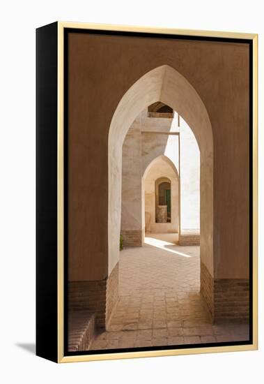 Iran, Natanz, Jameh Mosque, Arches-Walter Bibikow-Framed Premier Image Canvas