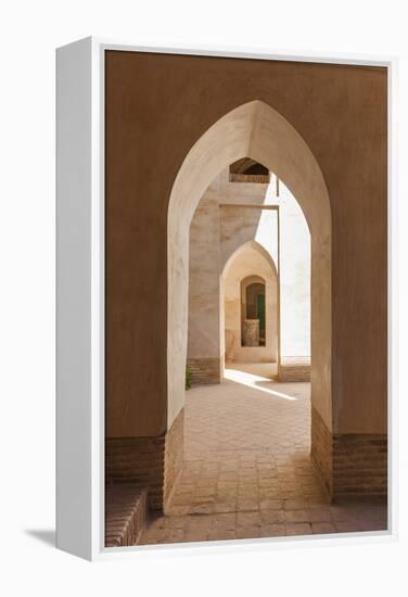 Iran, Natanz, Jameh Mosque, Arches-Walter Bibikow-Framed Premier Image Canvas