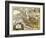 Iran - Panoramic Map-Lantern Press-Framed Art Print