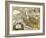 Iran - Panoramic Map-Lantern Press-Framed Art Print