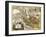 Iran - Panoramic Map-Lantern Press-Framed Art Print