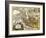 Iran - Panoramic Map-Lantern Press-Framed Art Print