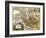 Iran - Panoramic Map-Lantern Press-Framed Art Print