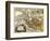 Iran - Panoramic Map-Lantern Press-Framed Art Print