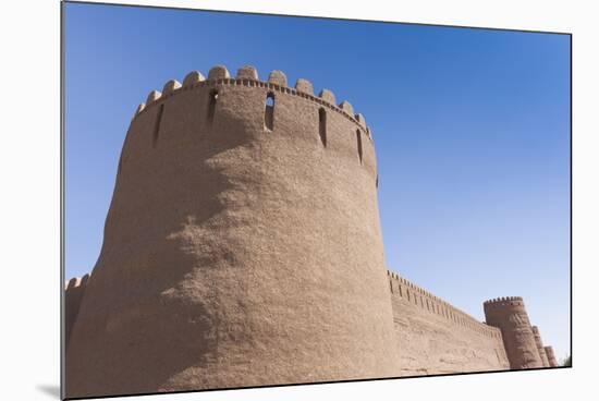 Iran, Rayen, Arg E Rayen, Ancient Adobe Citadel-Walter Bibikow-Mounted Premium Photographic Print