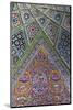 Iran, Shiraz, Nasir-Al Molk Mosque, Exterior Tilework-Walter Bibikow-Mounted Photographic Print