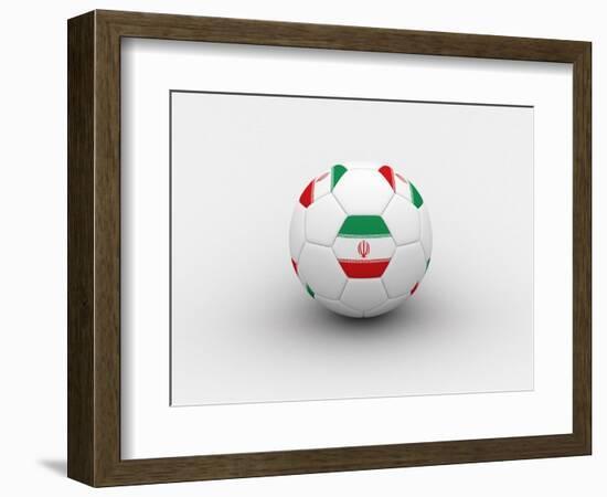 Iran Soccer Ball-dashek-Framed Premium Giclee Print