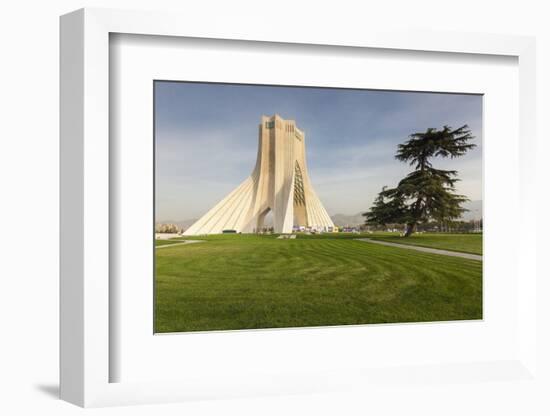 Iran, Tehran, Azadi Tower, Freedom Tower Monument-Walter Bibikow-Framed Photographic Print