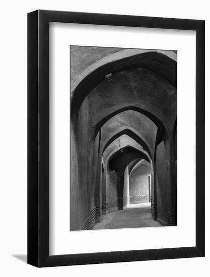 Iran, Yazd, Arches-Walter Bibikow-Framed Photographic Print