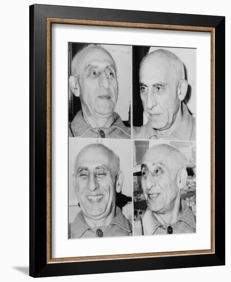 Iranian Premier Mohammed Mossadegh in August 1953-null-Framed Photo