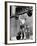 Iranian Weight Lifter M. Namdjou Struggling to Hold Up 206.5 Pound Weight at 1952 Olympics-null-Framed Premium Photographic Print