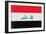 Iraq Flag Design with Wood Patterning - Flags of the World Series-Philippe Hugonnard-Framed Art Print