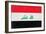 Iraq Flag Design with Wood Patterning - Flags of the World Series-Philippe Hugonnard-Framed Premium Giclee Print