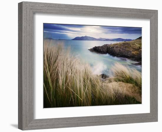 Ireland, Co.Donegal, Fanad, Ballymastoker bay and seagrass-Shaun Egan-Framed Photographic Print