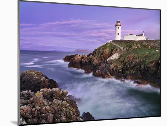 Ireland, Co.Donegal, Fanad, Fanad lighthouse at dusk-Shaun Egan-Mounted Photographic Print