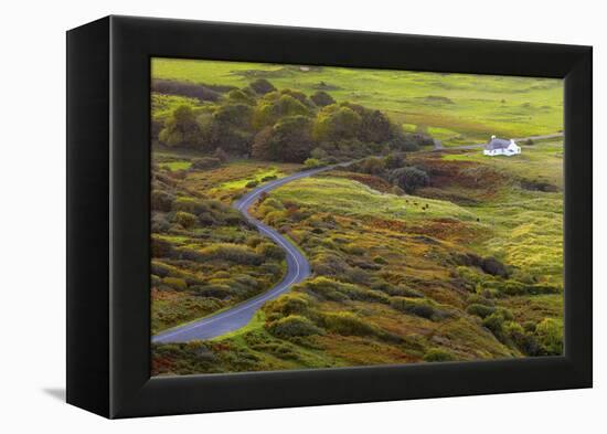 Ireland, Co.Donegal, Fanad, House in rural setting-Shaun Egan-Framed Premier Image Canvas