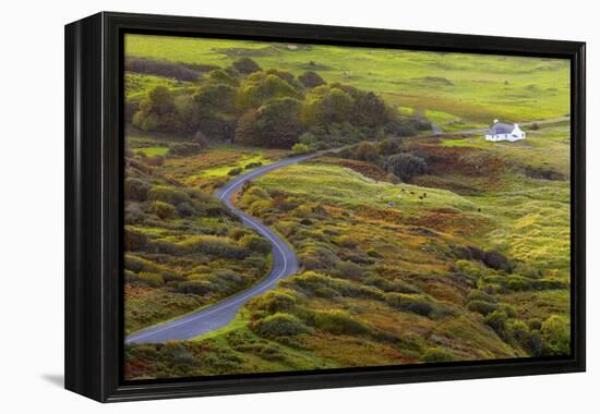 Ireland, Co.Donegal, Fanad, House in rural setting-Shaun Egan-Framed Premier Image Canvas