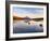 Ireland, Co.Donegal, Mount Errigal reflected in Clady river-Shaun Egan-Framed Photographic Print