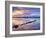 Ireland, Co.Donegal, Mulroy bay, Stepping stones at dusk-Shaun Egan-Framed Photographic Print