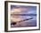 Ireland, Co.Donegal, Mulroy bay, Stepping stones at dusk-Shaun Egan-Framed Photographic Print