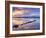 Ireland, Co.Donegal, Mulroy bay, Stepping stones at dusk-Shaun Egan-Framed Photographic Print