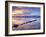 Ireland, Co.Donegal, Mulroy bay, Stepping stones at dusk-Shaun Egan-Framed Photographic Print